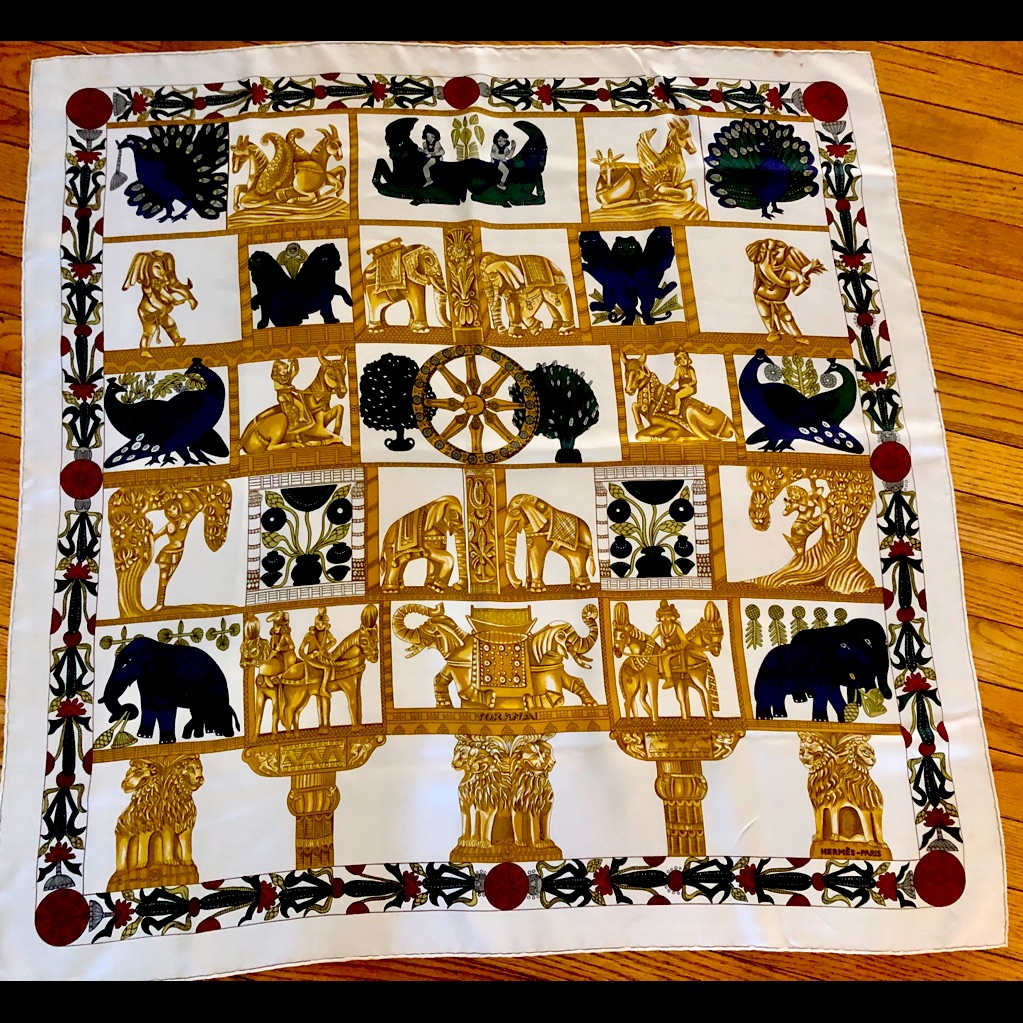 Authentic Carr Herms Torona Scarf